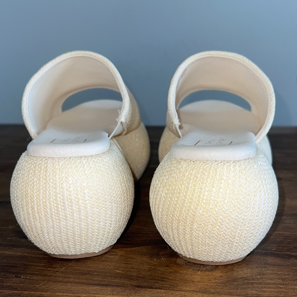 ShuShop ILANA Wedge Sandals in Ivory size 8.5 - Picture 5 of 13